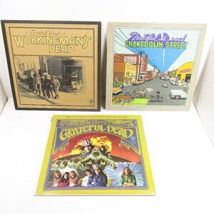 3 The Grateful Dead LP Albums records Greatful Dead , Greatful Dead Shakedown +